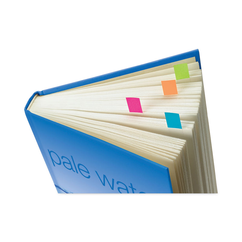 Post-it Page Flags in Portable Dispenser, Assorted Brights, 5 Dispensers, 20 Flags/Color