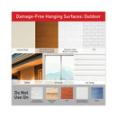 Command All Weather Hooks and Strips, Plastic, Small, 16 Clips and 20 Strips/Pack