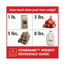 Command General Purpose Designer Hooks, Medium, 3 lb Cap, White, 50 Hooks and Strips/Pack