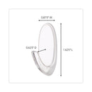 Command Clear Hooks and Strips, Plastic, Medium, 50 Hooks with 50 Adhesive Strips per Carton