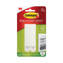 Command Picture Hanging Strips, Removable, Holds Up to 4 lbs per Pair, 0.5 x 3.63, White, 4 Pairs/Pack