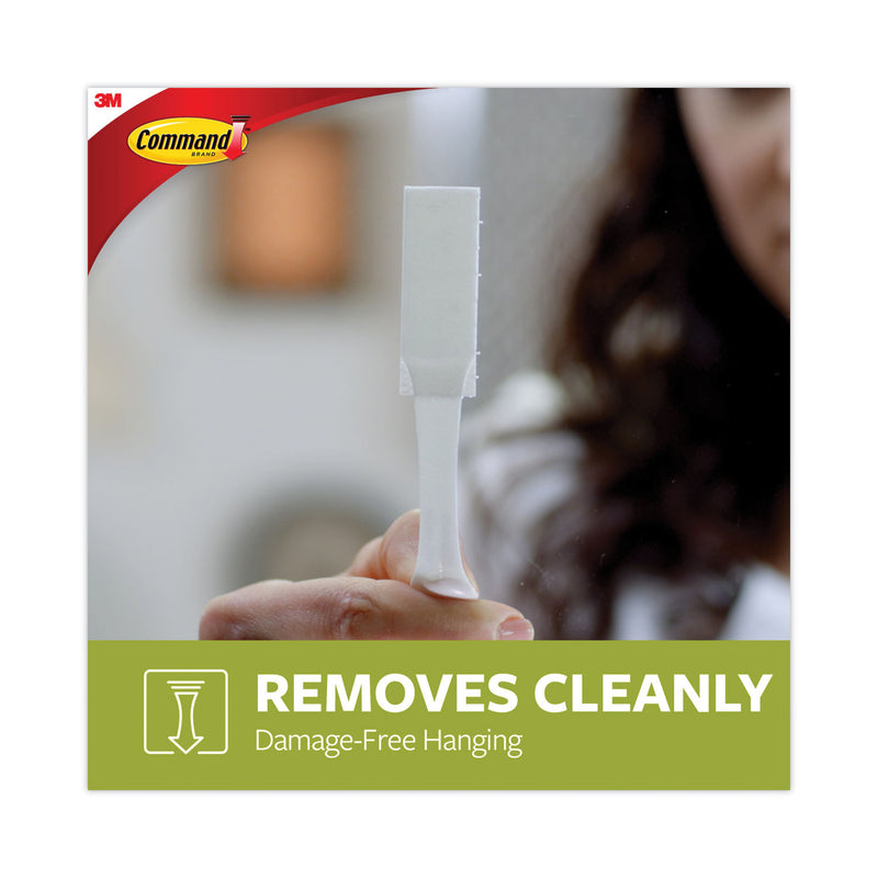 Command Picture Hanging Strips, Removable, Holds Up to 4 lbs per Pair, 0.5 x 3.63, White, 4 Pairs/Pack
