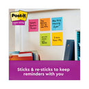 Post-it Pads in Energy Boost Collection Colors, 3" x 3", 90 Sheets/Pad, 12 Pads/Pack
