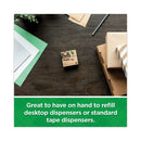 Scotch Magic Greener Tape, 1" Core, 0.75" x 75 ft, Clear, 12/Pack