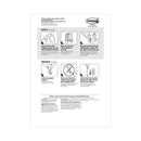 Command General Purpose Wire Hooks Multi-Pack, Small, 0.5 lb Cap, White, 9 Hooks and 12 Strips/Pack