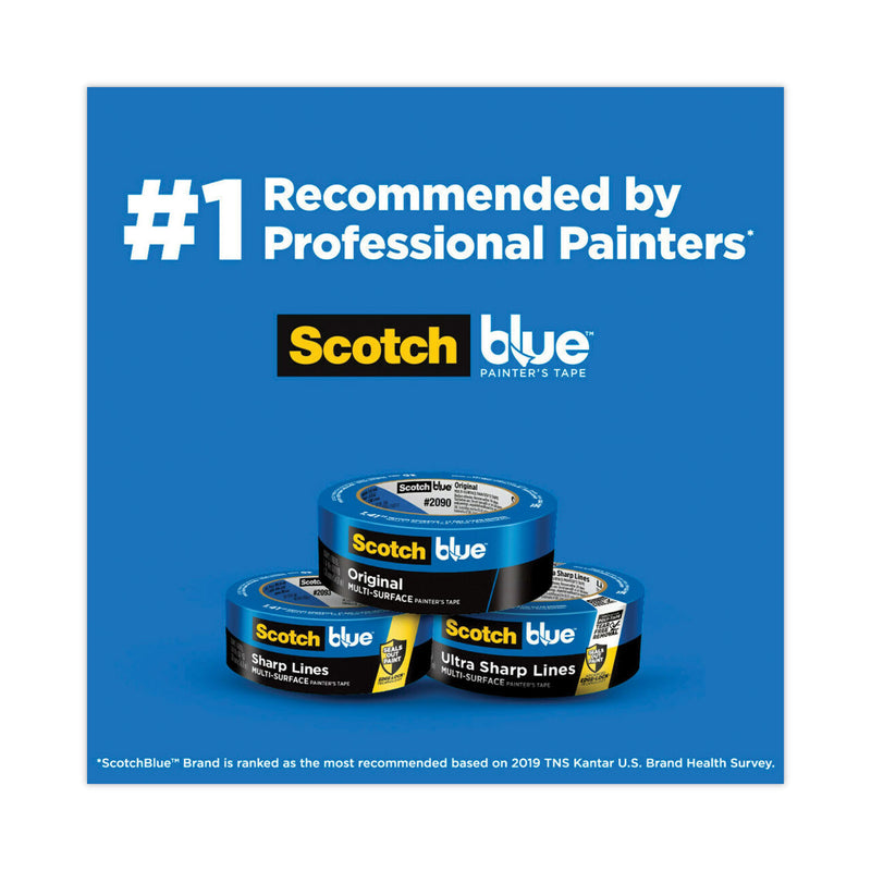 ScotchBlue Original Multi-Surface Painter's Tape, 3" Core, 1.88" x 60 yds, Blue, 3/Pack