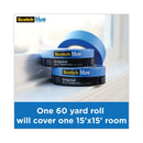ScotchBlue Original Multi-Surface Painter's Tape, 3" Core, 1.88" x 60 yds, Blue, 3/Pack