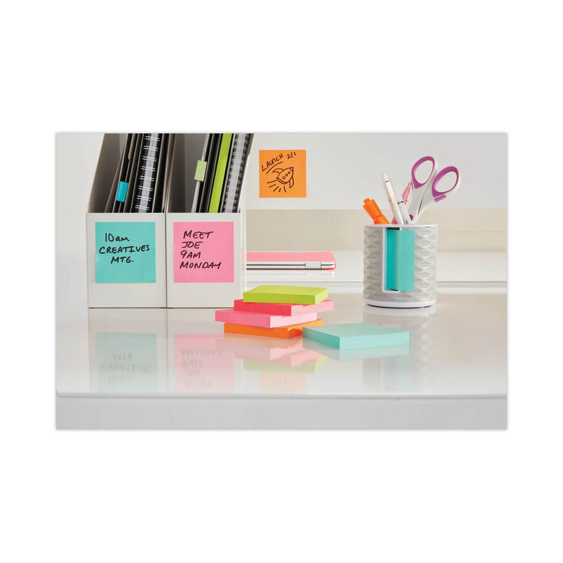 Post-it Vertical Pop-up Note Dispenser, For 3 x 3 Pads, White