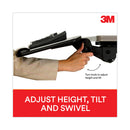 3M Knob Adjust Keyboard Tray With Highly Adjustable Platform, Black