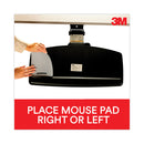 3M Easy Adjust Keyboard Tray, Standard Platform, 23" Track, Black