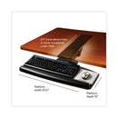 3M Easy Adjust Keyboard Tray, Standard Platform, 23" Track, Black