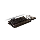 3M Sit/Stand Easy Adjust Keyboard Tray, Highly Adjustable Platform,, Black