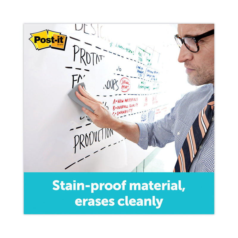 Post-it Dry Erase Surface with Adhesive Backing, 36" x 24", White