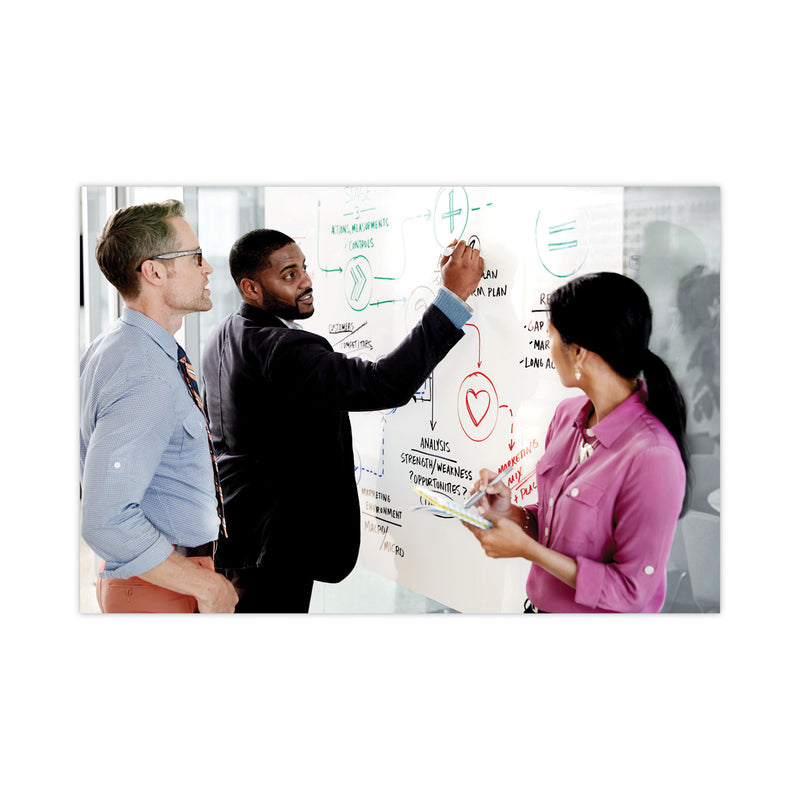 Post-it Dry Erase Surface with Adhesive Backing, 36" x 24", White