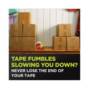 Scotch Sure Start Packaging Tape for DP1000 Dispensers, 1.5" Core, 1.88" x 75 ft, Clear, 6/Pack