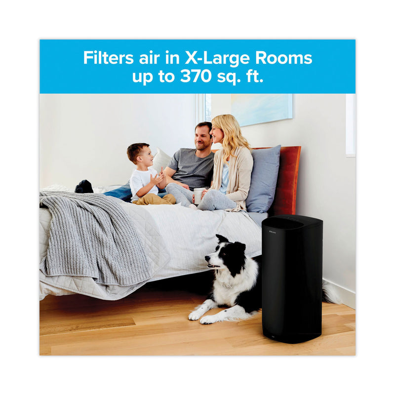 Filtrete Tower Room Air Purifier for Extra Large Room, 370 sq ft Room Capacity, Black