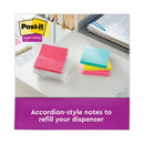 Post-it Pop-up 3 x 3 Note Refill, 3" x 3", Supernova Neons Collection Colors, 90 Sheets/Pad, 10 Pads/Pack