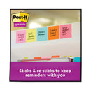Post-it Pop-up 3 x 3 Note Refill, 3" x 3", Supernova Neons Collection Colors, 90 Sheets/Pad, 10 Pads/Pack