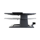 3M Adjustable Notebook Riser, 13" x 13" x 4" to 6", Black, Supports 20 lbs