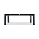 3M Adjustable Monitor Stand, 16" x 12" x 1.75" to 5.5", Black, Supports 20 lbs
