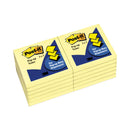 Post-it Original Canary Yellow Pop-up Refill, 3" x 3", Canary Yellow, 100 Sheets/Pad, 12 Pads/Pack