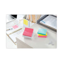 Post-it Pop-up 3 x 3 Note Refill, 3" x 3", Supernova Neons Collection Colors, 90 Sheets/Pad, 6 Pads/Pack
