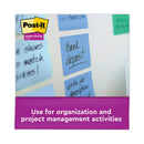 Post-it Recycled Pop-up Notes in Oasis Collection Colors, 3" x 3", 90 Sheets/Pad, 6 Pads/Pack