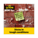 Post-it Water-Resistant Self-Stick Notes, 3" x 3", Assorted Colors, 45 Sheets/Pad, 12 Pads/Pack