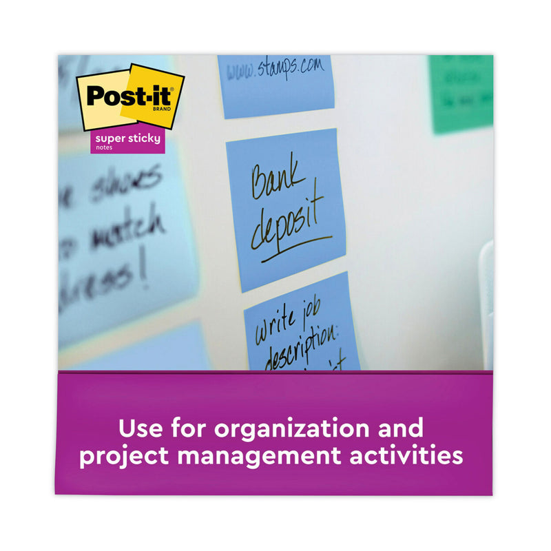 Post-it Recycled Pop-up Notes in Oasis Collection Colors, 3" x 3", 90 Sheets/Pad, 10 Pads/Pack