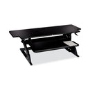 3M Precision Standing Desk, 42" x 23.2" x 6.2" to 20", Black