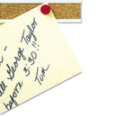 Quartet Bulletin Bar Natural Cork Bulletin, 36 x 1, Brown, Silver Aluminum Frame