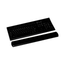 3M Antimicrobial Gel Large Keyboard Wrist Rest, 19 x 2.75, Black
