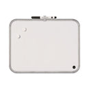 MasterVision Magnetic Dry Erase Board, 11 x 14, White Plastic Frame