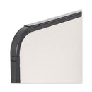 MasterVision Magnetic Dry Erase Board, 11 x 14, Black Plastic Frame