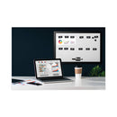 MasterVision Interchangeable Magnetic Board Accessories, Months of Year, Black/White, 2" x 1", 12 Pieces