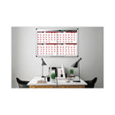 MasterVision Interchangeable Magnetic Board Accessories, Months of Year, Black/White, 2" x 1", 12 Pieces