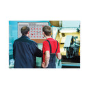 MasterVision Interchangeable Magnetic Board Accessories, Calendar Dates, Red/White, 1" x 1", 31 Pieces