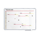 MasterVision Interchangeable Magnetic Board Accessories, Calendar Dates, Red/White, 1" x 1", 31 Pieces
