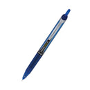 Pilot Precise V10RT Roller Ball Pen, Retractable, Bold 1 mm, Blue Ink, Blue Barrel, Dozen