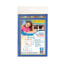 C-Line Reusable Dry Erase Pockets, 6 x 9, Assorted Primary Colors, 10/Pack