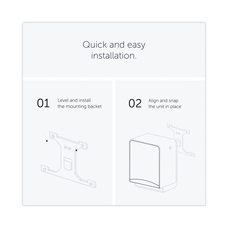 Kimberly-Clark Professional* ICON Automatic Roll Towel Dispenser, 20.12 x 16.37 x 13.5, White Mosaic