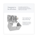 Kimberly-Clark Professional* ICON Coreless Standard Roll Toilet Paper Dispenser, 8.43 x 13 x 7.25, Silver Mosaic