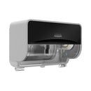 Kimberly-Clark Professional* ICON Coreless Standard Roll Toilet Paper Dispenser, 8.43 x 13 x 7.25, Black Mosaic