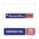 Reynolds Wrap Standard Aluminum Foil Roll, 12" x 75 ft, Silver
