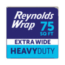 Reynolds Wrap Heavy Duty Aluminum Foil Roll, 18" x 75 ft, Silver