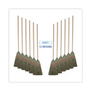 Boardwalk Mixed Fiber Maid Broom, Mixed Fiber Bristles, 55" Overall Length, Natural, 12/Carton