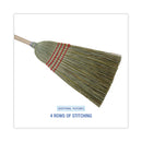 Boardwalk Mixed Fiber Maid Broom, Mixed Fiber Bristles, 55" Overall Length, Natural