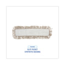 Boardwalk Mop Head, Dust, Cotton, 24 x 3, White