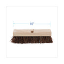 Boardwalk Deck Brush Head, 2" Brown Palmyra Bristles, 10" Brush
