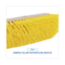 Boardwalk Dual-Surface Scrub Brush, Yellow Polypropylene Bristles, 10" Brush, Plastic Handle